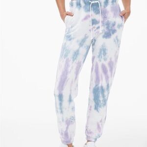 Aeropostale Pastel Tie-Dye Joggers in Blue & Lavender
